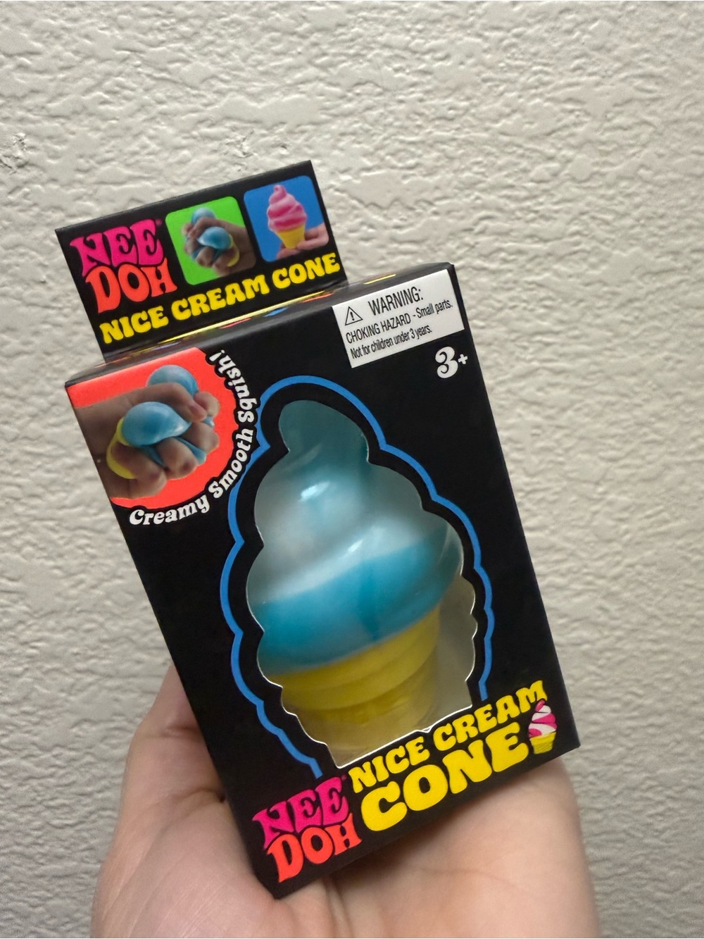 NeeDoh Nice Cream Cone. Blue. New